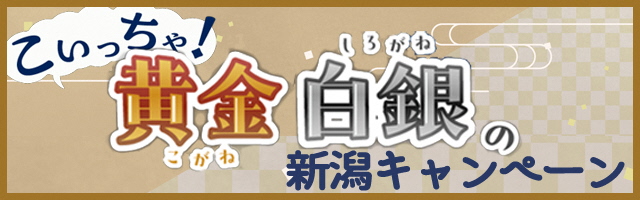 こいっちゃ！黄金白銀の新潟キャンペーン